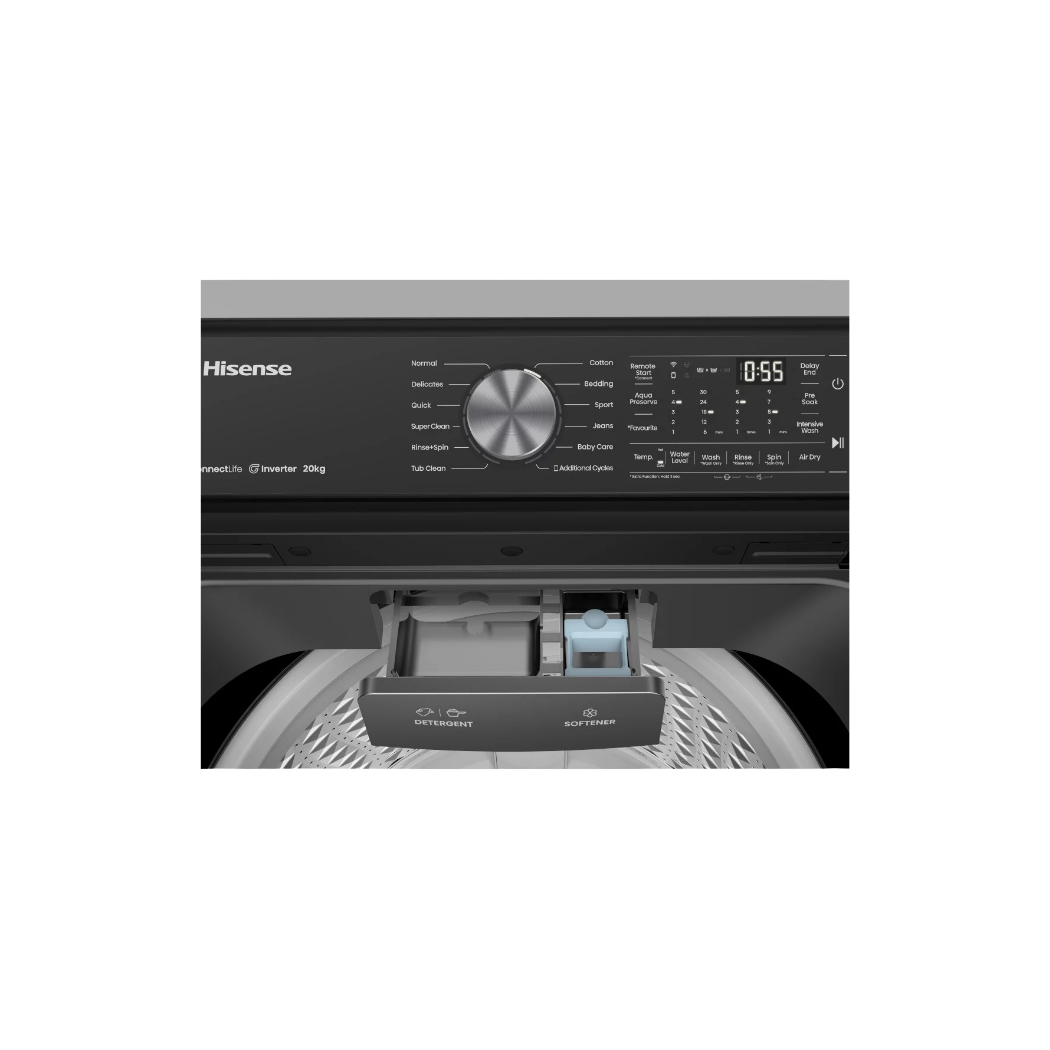 Machine à laver Hisense top load 20KG – Image 4
