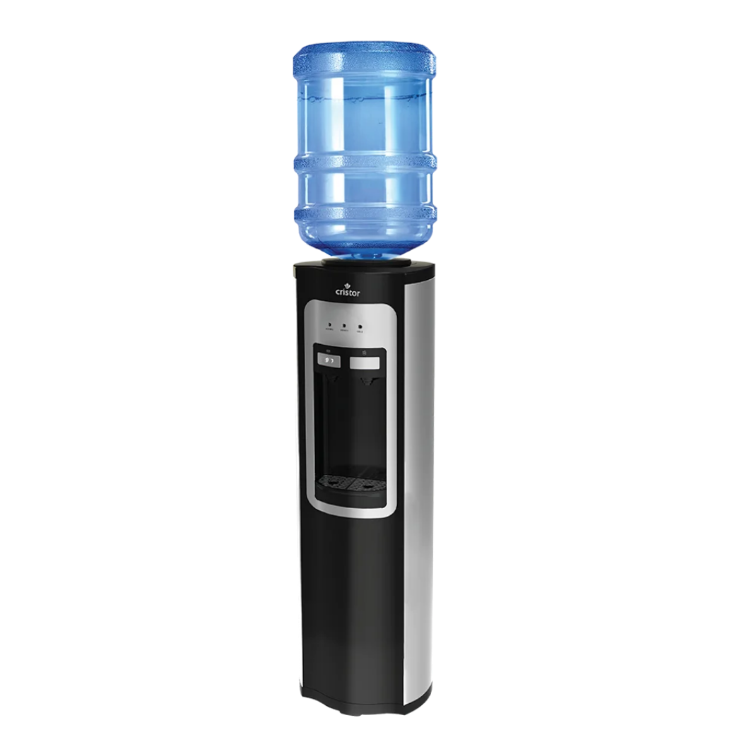Distributeur d’eau CRISTOR noir Argent 20 L