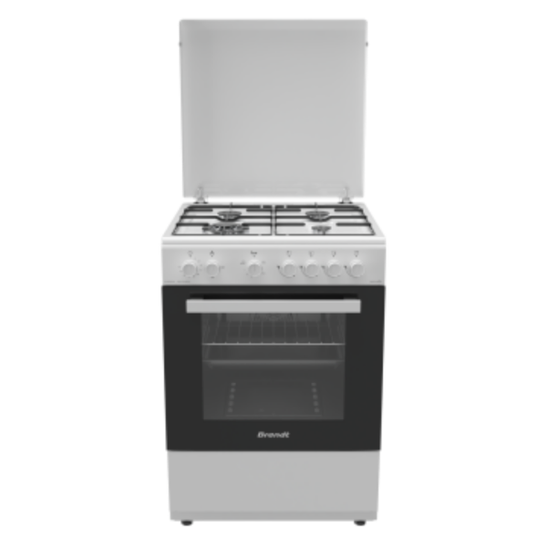 Cuisinière  Brandt Mixte 60 cm Blanche