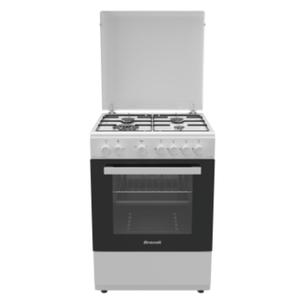 Cuisinière Brandt Mixte 60 cm Blanche