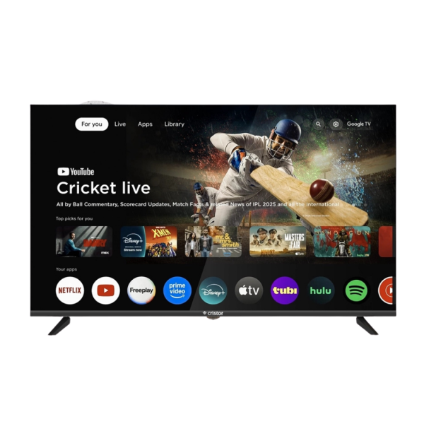 TV CRISTOR I6 55" DLED GOOGLE TV 4K UHD