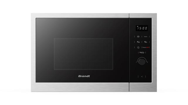 Micro-ondes Encastrable Brandt 25 L Inox avec Grill