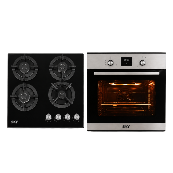 Pack Cuisine SKY – Four Encastrable + Table de Cuisson 4 Feux
