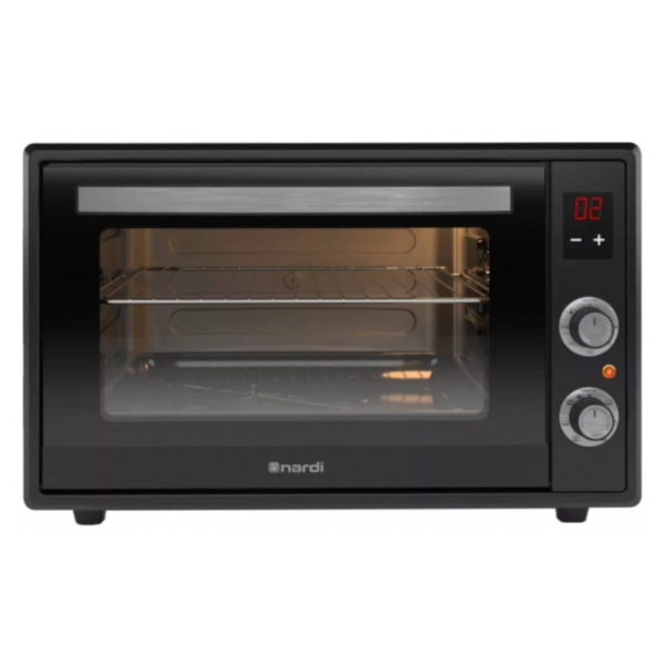 Mini Electric Furnace Nardi — 65 L-6 Functions — Digital, Black